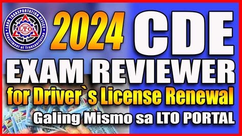 cde reviewer|Driving license requirements Philippines: CDE exam .